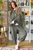 Lagen Shelby Barrel Pant Deep Khaki